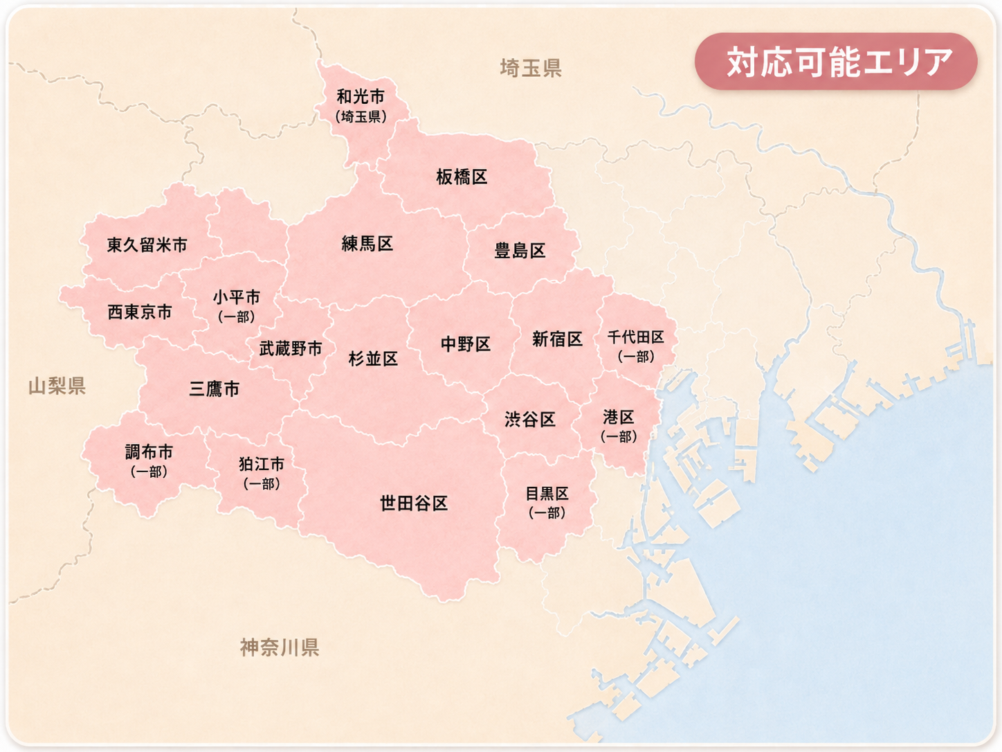 訪問可能エリア